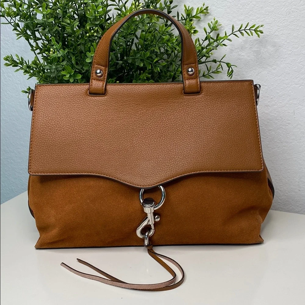 Rebecca Minkoff Brown Satchel Top-Handle Bag